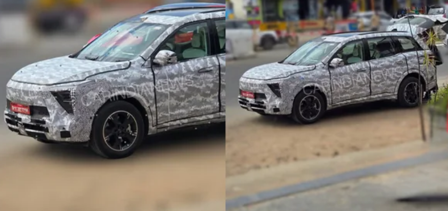 Mahindra XEV 7e spied testing in India