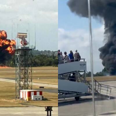 London plane crash: Small aircraft crashes after takeoff at Southend Airport; all flights cancelled
