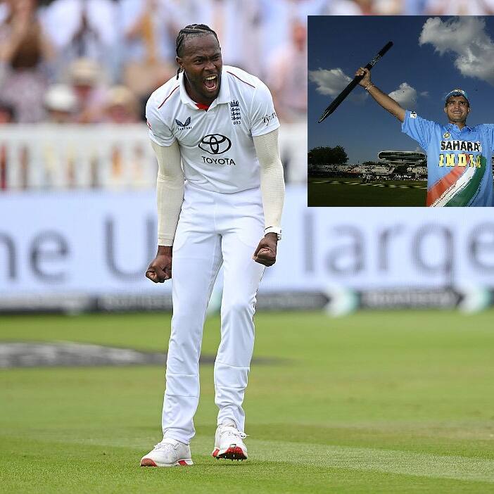 ENG vs IND: How Ganguly’s 2002 Shirt Celebration Sparked Jofra Archer’s Lord’s Heroics