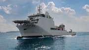 Indian Navy Commissions Its 1st Indigenous Diving Support Vessel ‘INS Nistar’ At Visakhapatnam