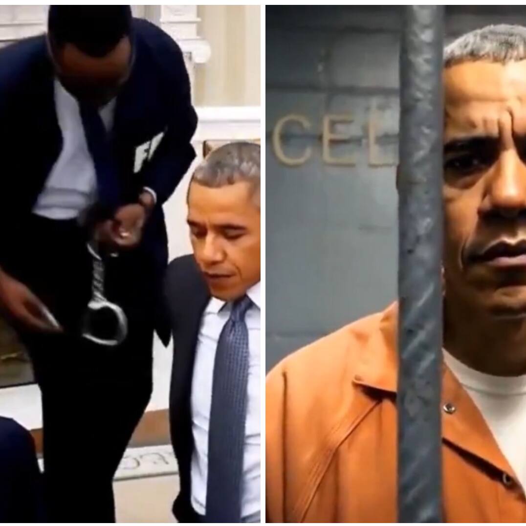 Donald Trump Posts AI Video Of Barack Obama's Arrest, Seen Behind Bars: 'No One Is Above Law'