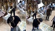 Thane Man Tears Rs 32,000 Lehenga in Store After Being Denied Refund; Caught On Camera (WATCH)