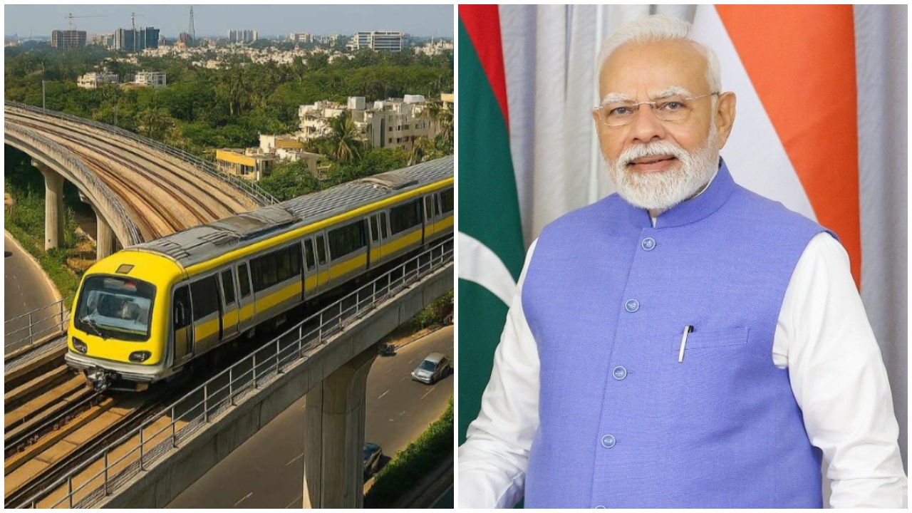 Namma Metro and PM modi Namma Metro and PM modi