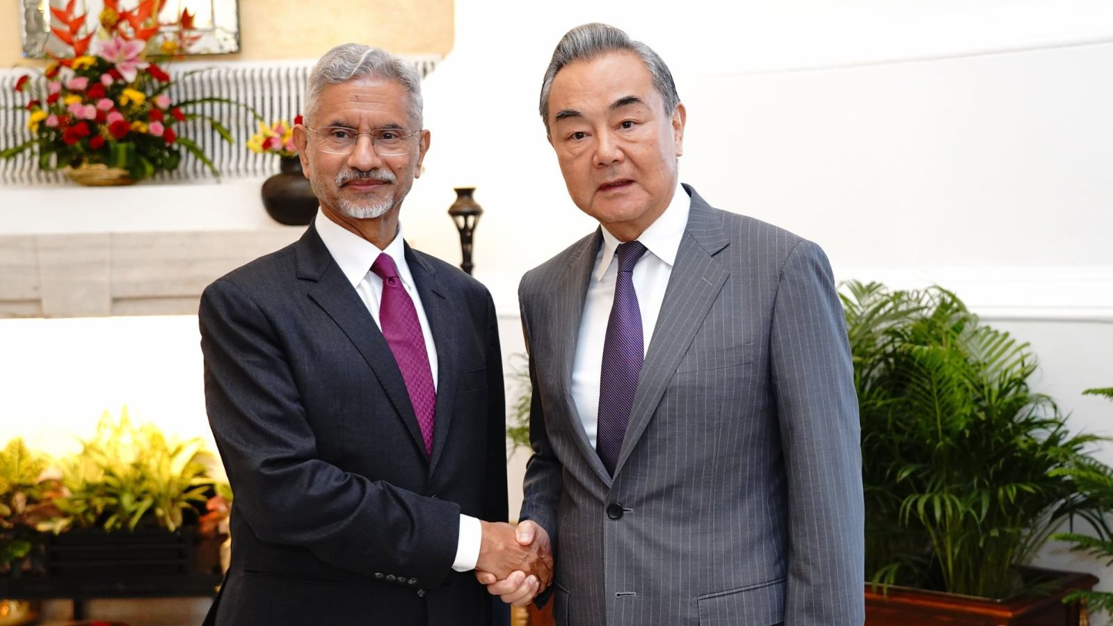s Jaishankar china wang yi meet
