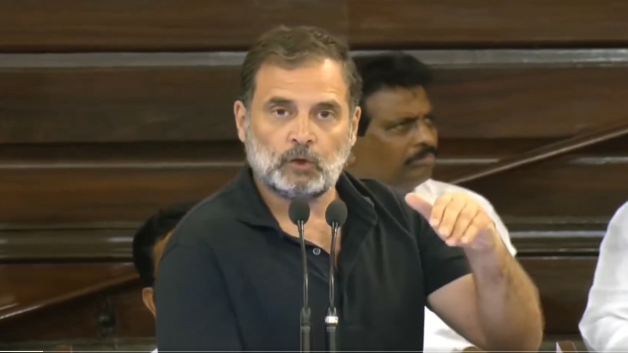Rahul Gandhi in Lok Sabha