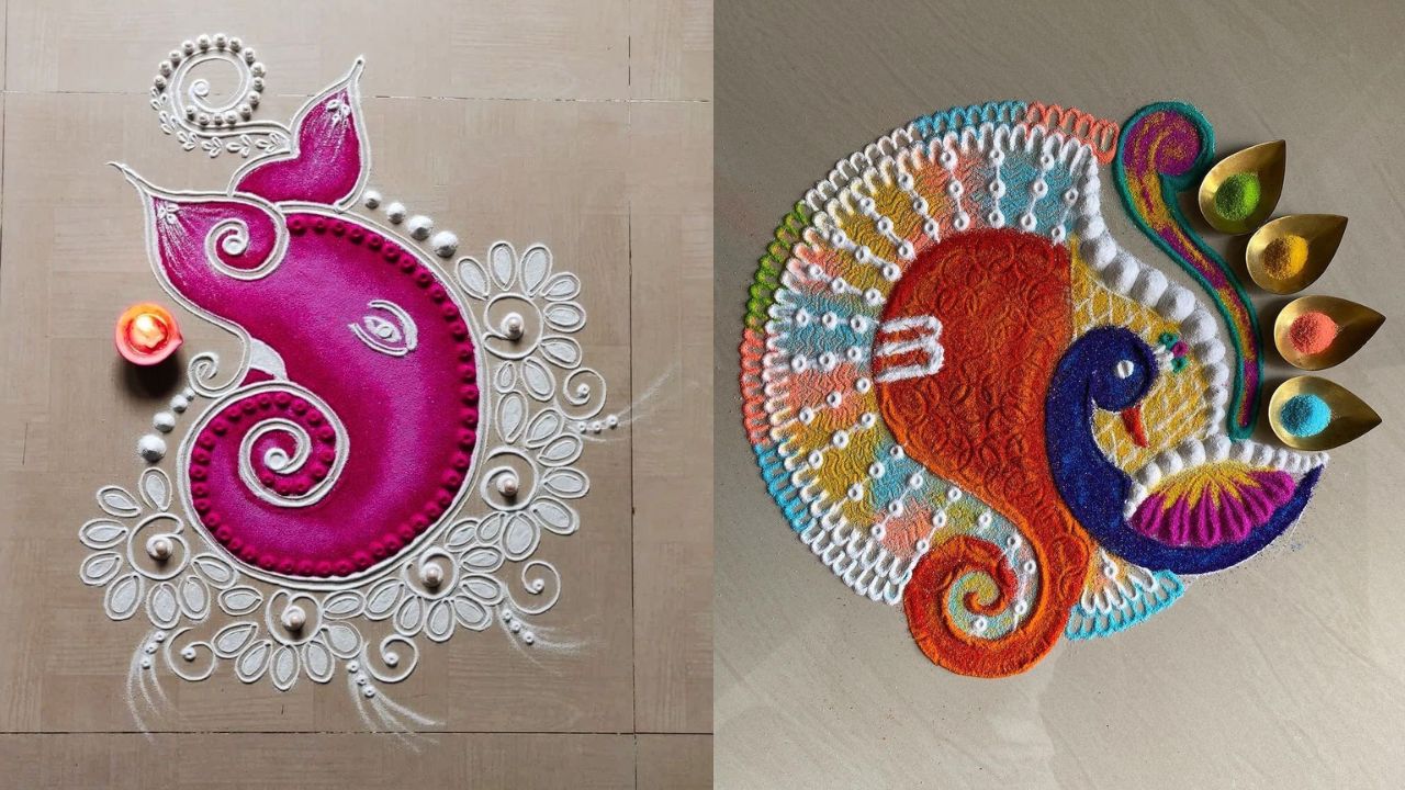 Ganesh Chaturthi 2025 Stunning Rangoli Designs To Elevate Your Pandal 