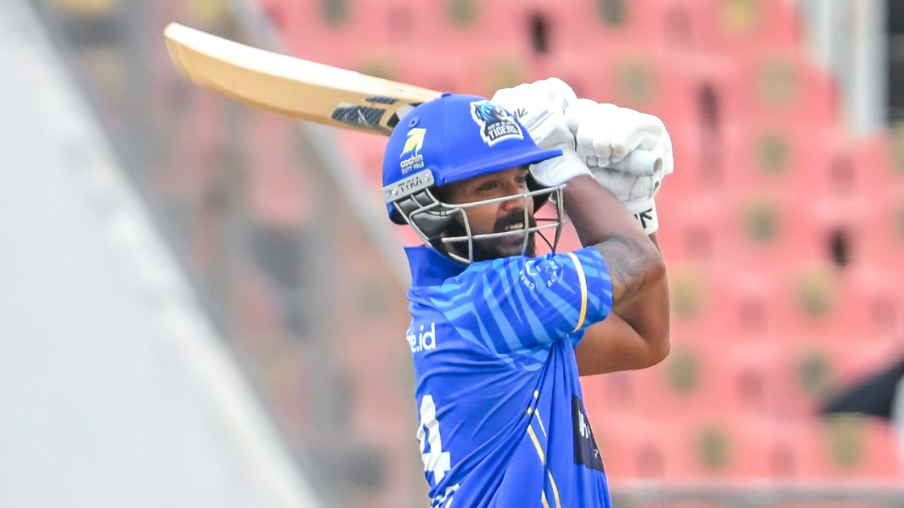 കെസിഎല്‍ 2025: കലാശപ്പോരിലെ ഹീറോ, കൊച്ചിയുടെ പവർഫുള്‍ വിനൂപ്