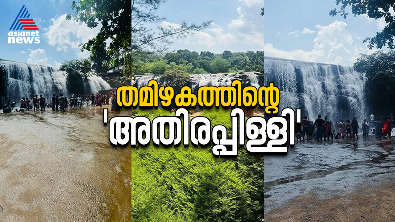 തമിഴകത്തിന്റെ 'അതിരപ്പിള്ളി'; മനം നിറയ്ക്കും തൃപ്പരപ്പ് വെള്ളച്ചാട്ടം