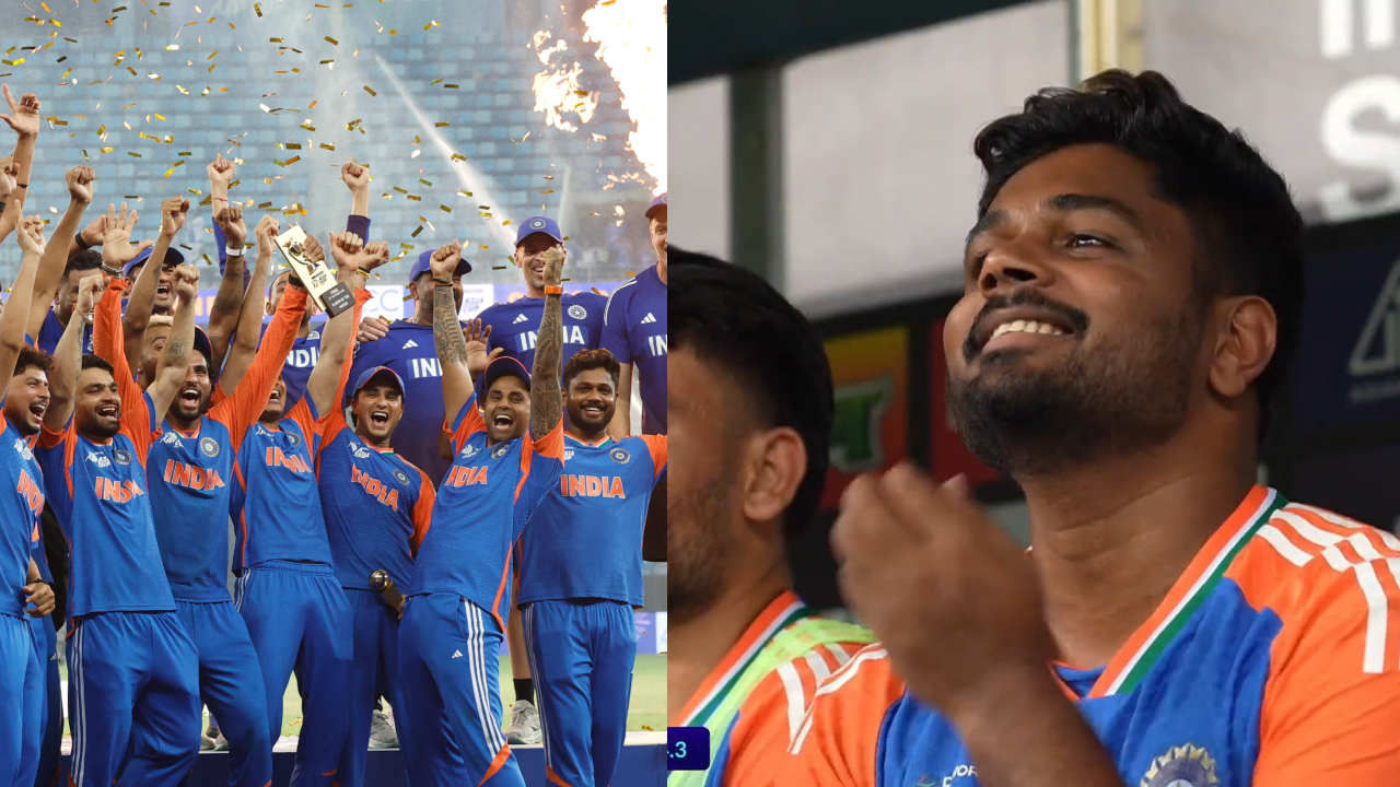 'ഒന്നുമില്ലെങ്കിലും എല്ലാം ഉള്ളതുപോലെ ഞങ്ങൾ ആഘോഷിച്ചു', ഏഷ്യാ കപ്പിലെ ട്രോഫിയില്ലാ ആഘോഷത്തെക്കുറിച്ച് സഞ്ജു