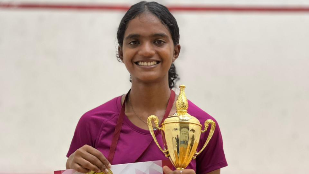 subhadra k sony won kerala state squash championship girls title