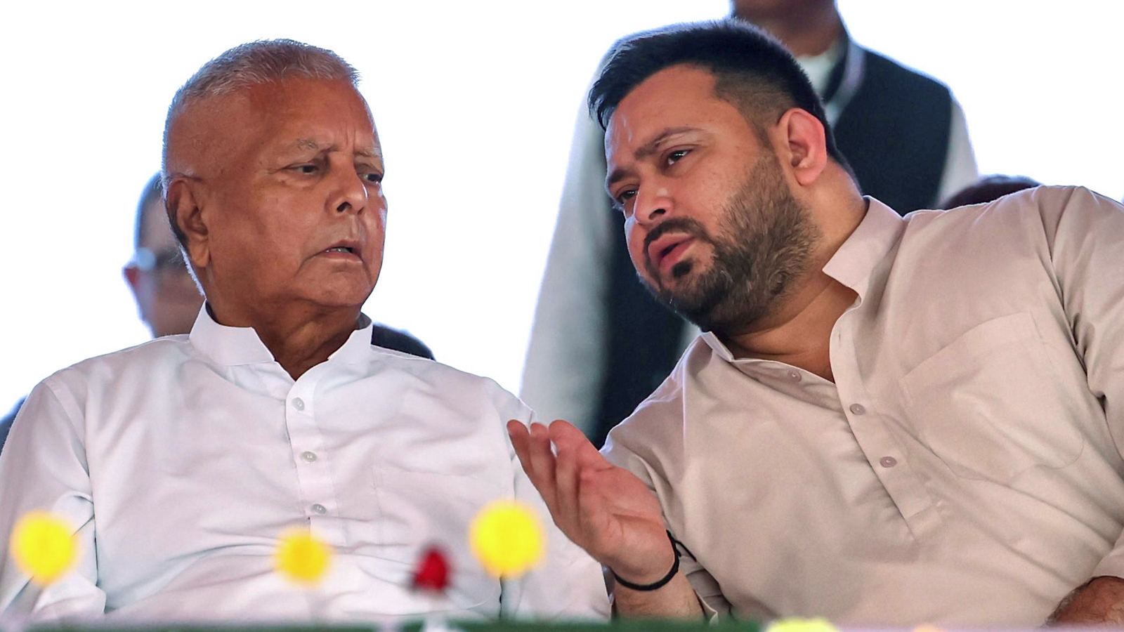 Lalu Yadav With Tejaswi