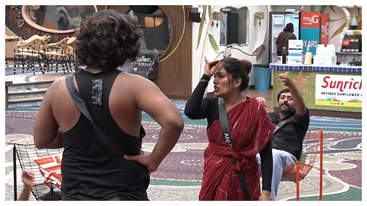 sabuman burst out at nevin in bigg boss