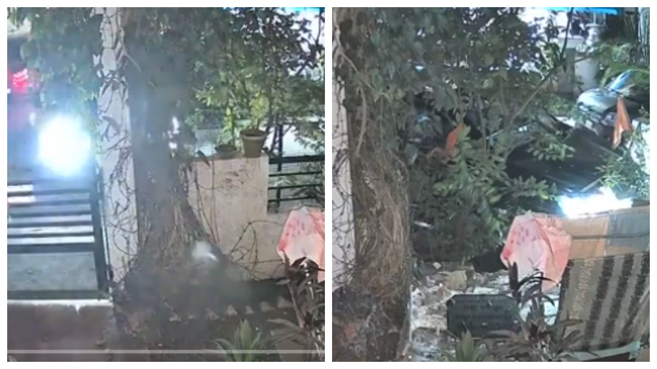 Virtal Video 15 year old drove an SUV and crashed into a wall