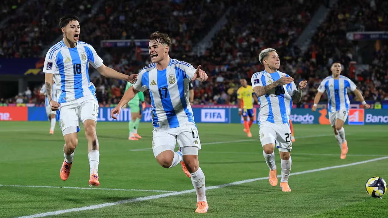 argentina into the final of u20 world cup after beating colombia