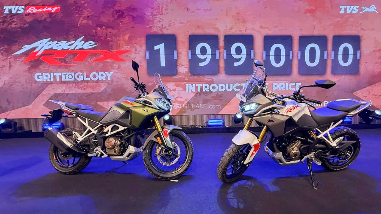 TVS Apache RTX 300 launched