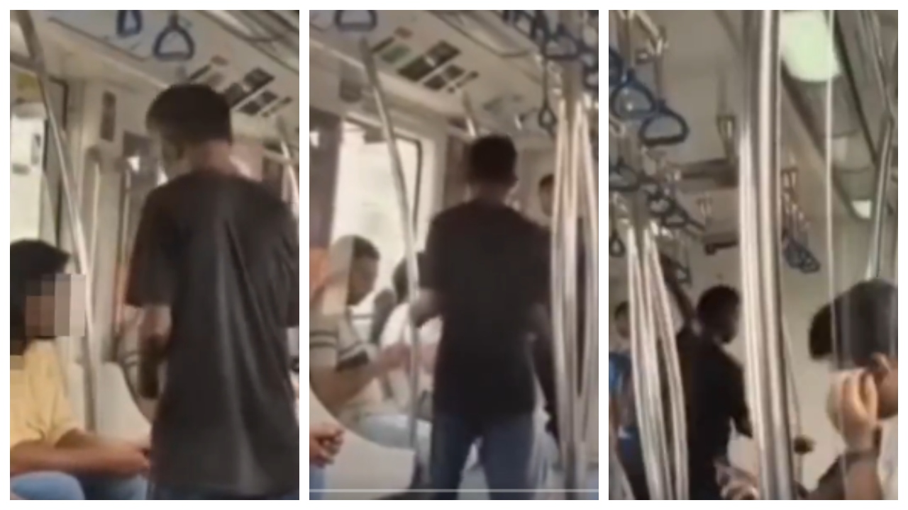 Viral video  Bought a ticket and boarded the Bengaluru metro then begging