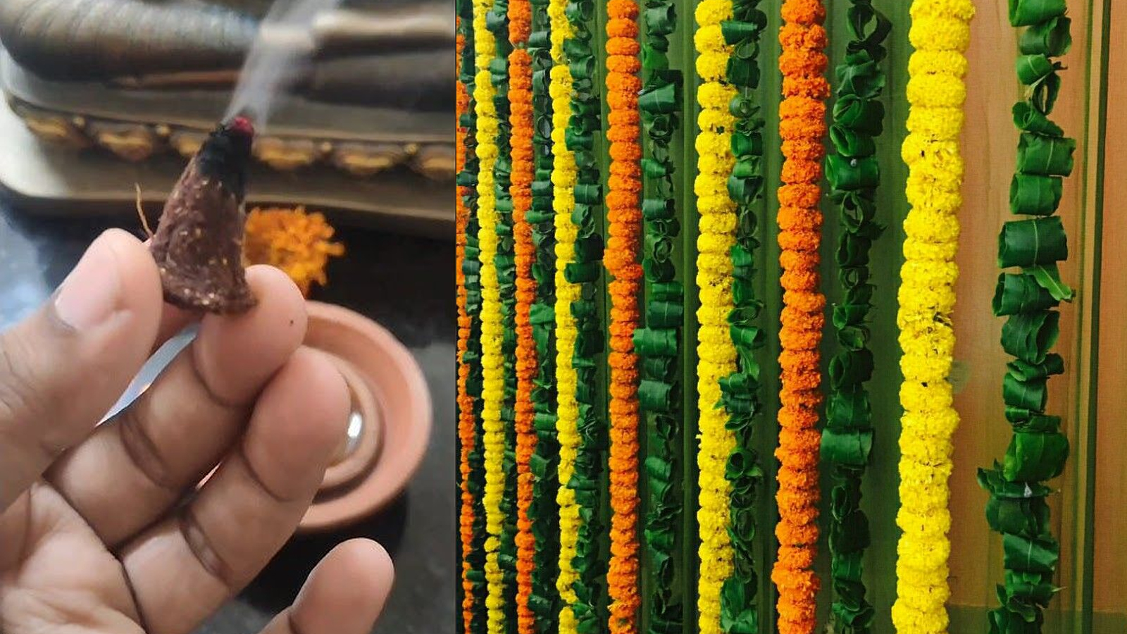दिवाली पूजा के बाद फेंके नहीं फूल-माला, इस तरह बनाएं धूप कोन