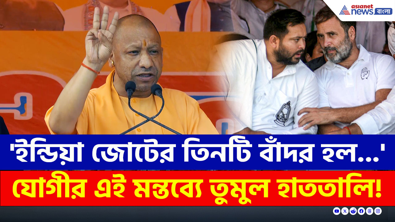 Yogi Adityanath : 'ইন্ডিয়া জোটের তিনটি বাঁদর হল পাপ্পু...' বিহারে চরম ঠুকলেন যোগী