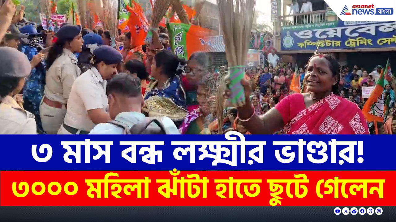 BJP করার অপরাধে ৩ মাস বন্ধ ছিল লক্ষ্মীর ভান্ডার! ঝাঁটা হাতে ছুটে যেতেই...দেখুন