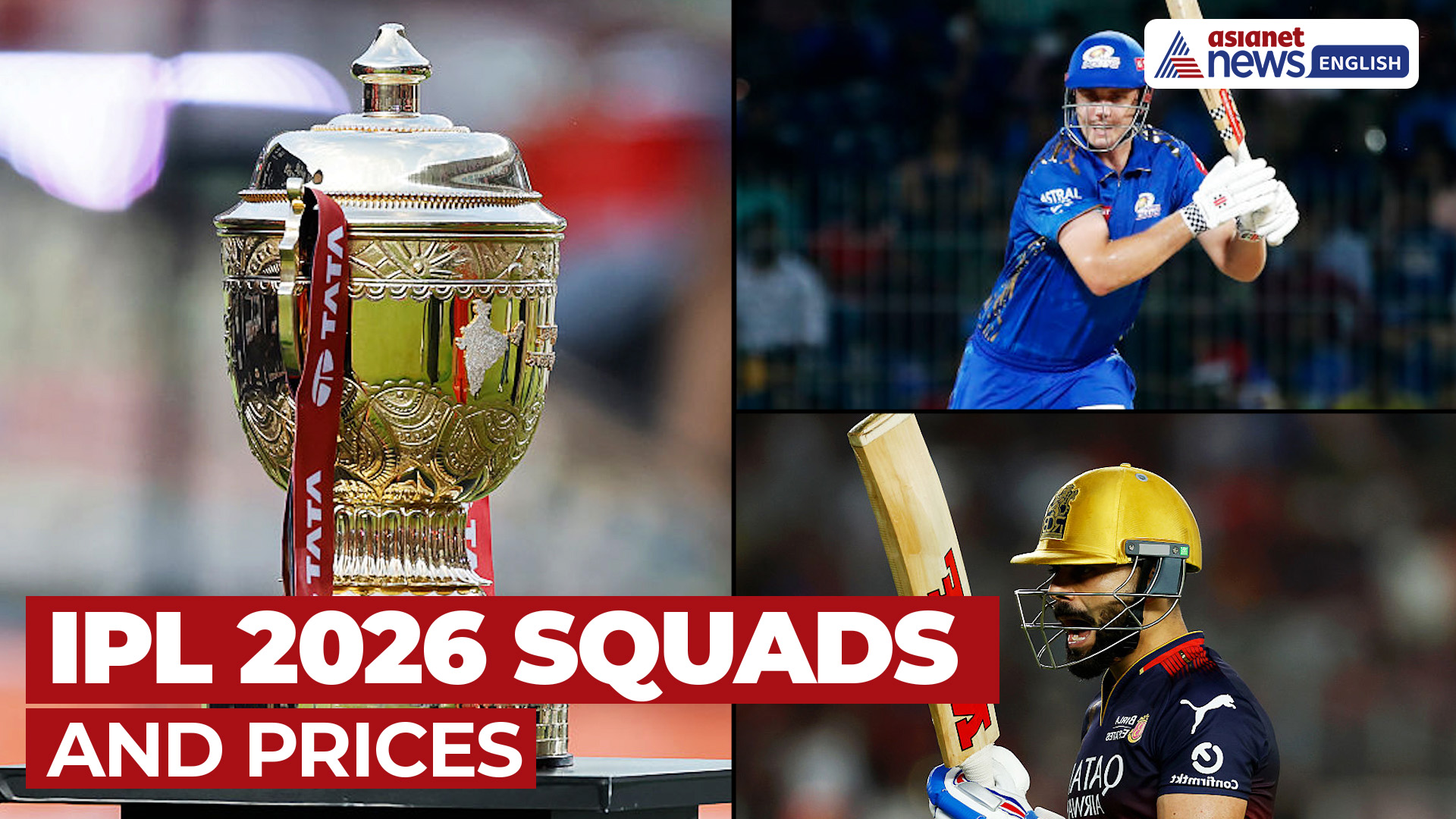 IPL 2026 Auction: Team-Wise Squads and Player Prices