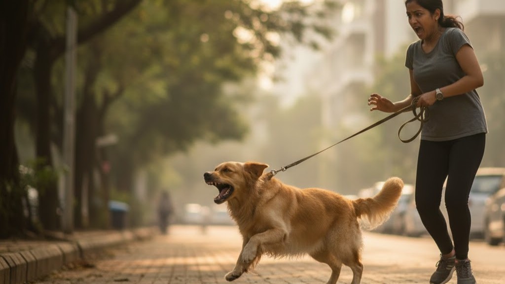 Bengaluru woman dog