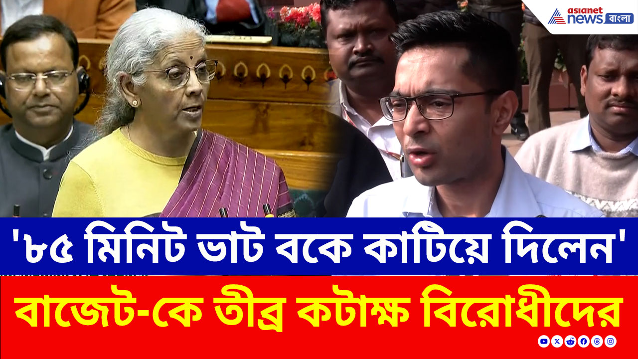 Budget 2026: '৮৫ মিনিট ভাট বকে কাটিয়ে দিলেন, হতাশার বাজেট' চরম কটাক্ষ অভিষেক থেকে অখিলেশের! দেখুন