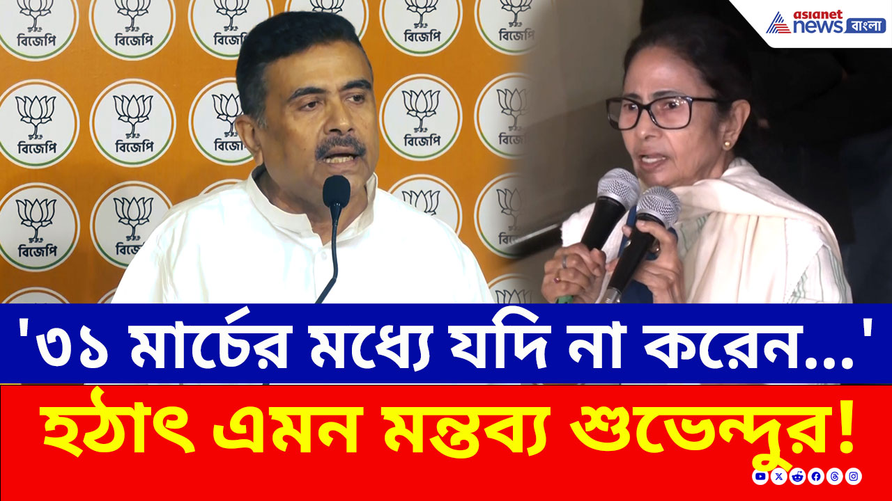 '৩১ মার্চের মধ্যে যদি না করেন...' কেন হঠাৎ এমন মন্তব্য শুভেন্দুর? দেখুন