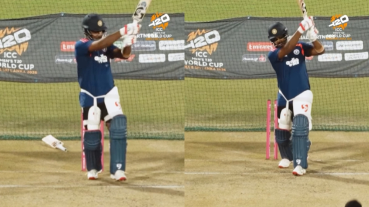 അർഷ്ദീപിനെ തൂക്കിയടിച്ച് സഞ്ജു; നെറ്റ്സിൽ 'സാംസൺ' ഷോ, കൈയടിച്ച് തിലക് വര്‍മ; ലോകകപ്പ് അരങ്ങേറ്റത്തിന് കളമൊരുങ്ങി