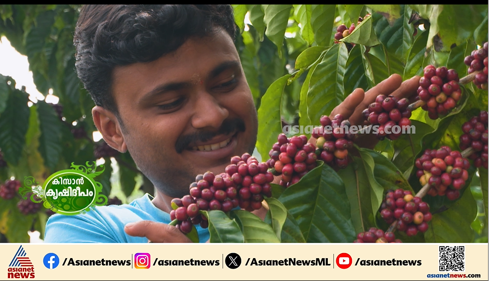 കൃഷിയിടത്തിലെ 'മേൽശാന്തി'; കാപ്പികൃഷിയിൽ വിജയം കൊയ്‌ത് യുവ കർഷകൻ ശ്രേയസ്
