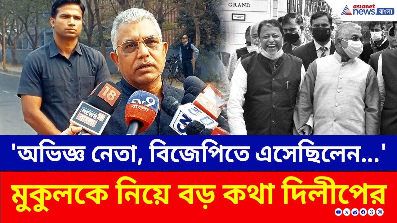 'অভিজ্ঞ নেতাকে পেয়েছিলাম, কিন্তু বিজেপি ছেড়ে কেন...' প্রয়াত মুকুলকে নিয়ে বড় কথা দিলীপের!
