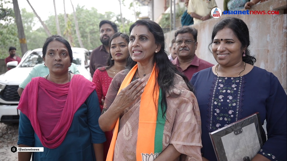 വട്ടിയൂർക്കാവിൽ വിജയപ്രതീക്ഷയുമായി ബിജെപി സ്ഥാനാർഥി ആർ. ശ്രീലേഖ