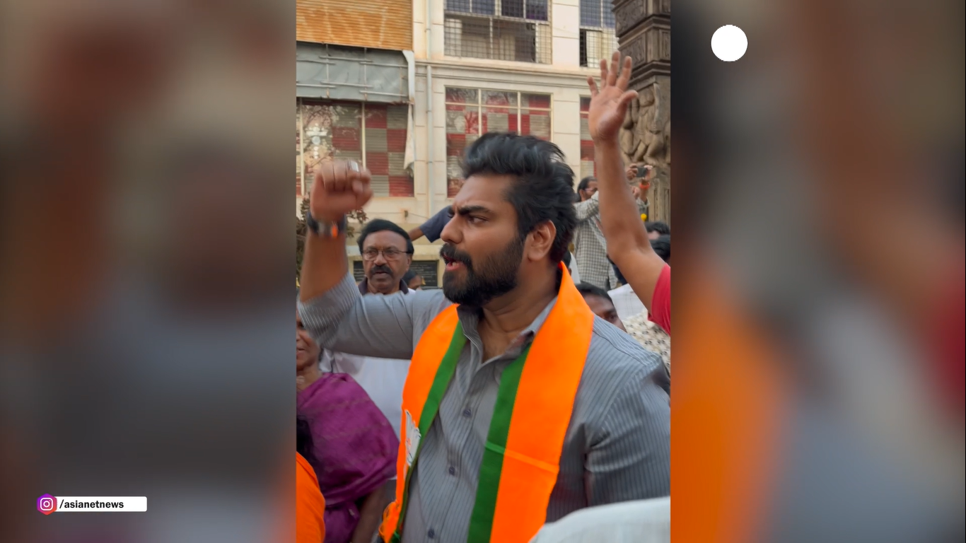 കുണ്ടറയിൽ തെരഞ്ഞെടുപ്പ് പ്രചാരണവുമായി റോബിൻ രാധാകൃഷ്ണൻ