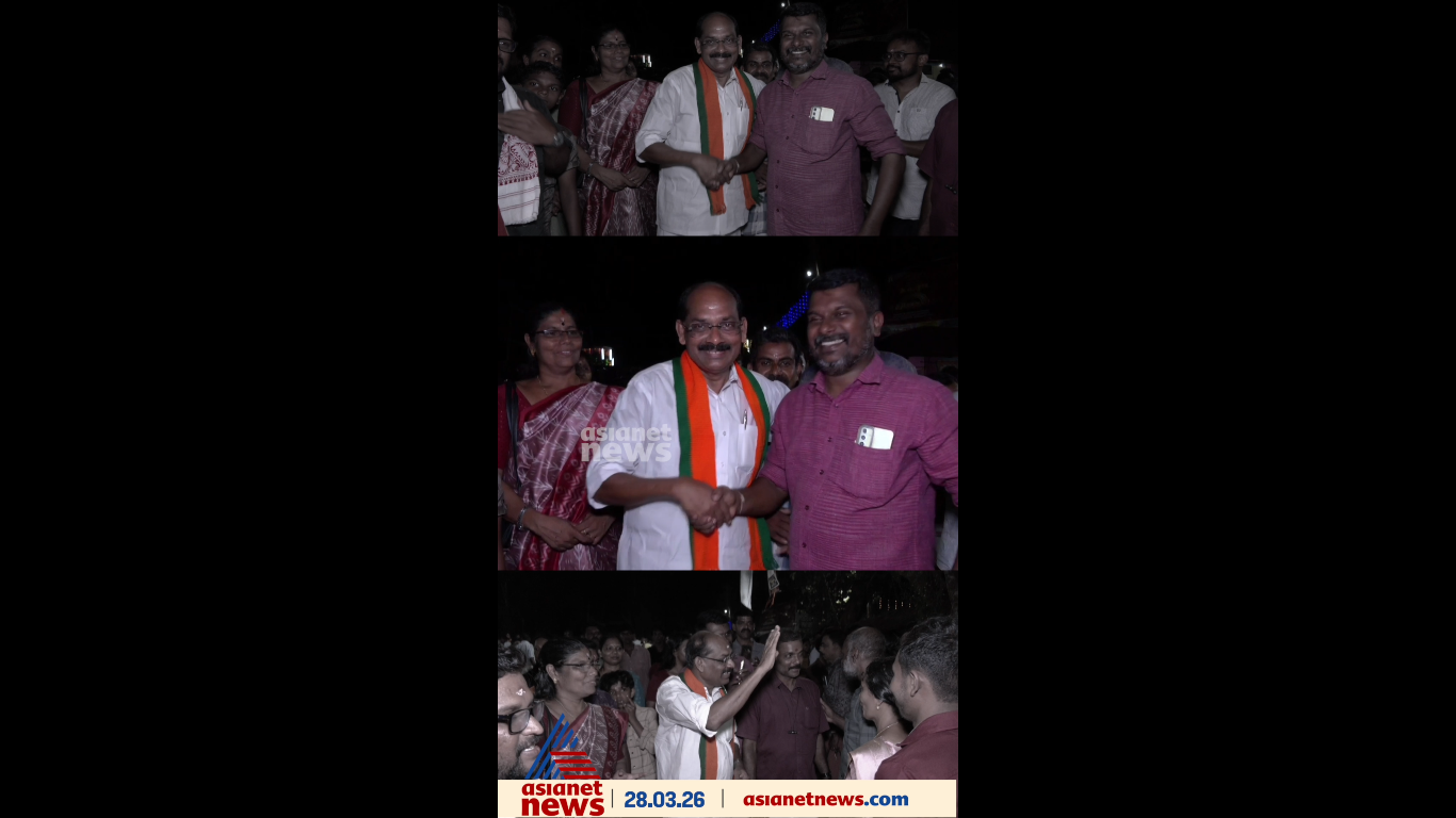 അടൂരിൽ തെരഞ്ഞെടുപ്പ് പ്രചാരണവുമായി എൻഡിഎ സ്ഥാനാർഥി പന്തളം പ്രതാപൻ