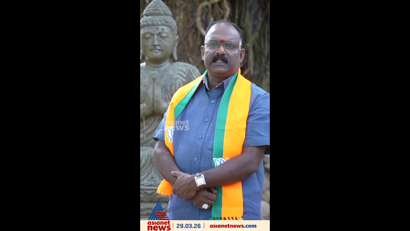 പുതുപ്പള്ളിയിൽ പ്രചാരണവുമായി എൻഡിഎ സ്ഥാനാർഥി രവീന്ദ്രനാഥ്‌ വാകത്താനം