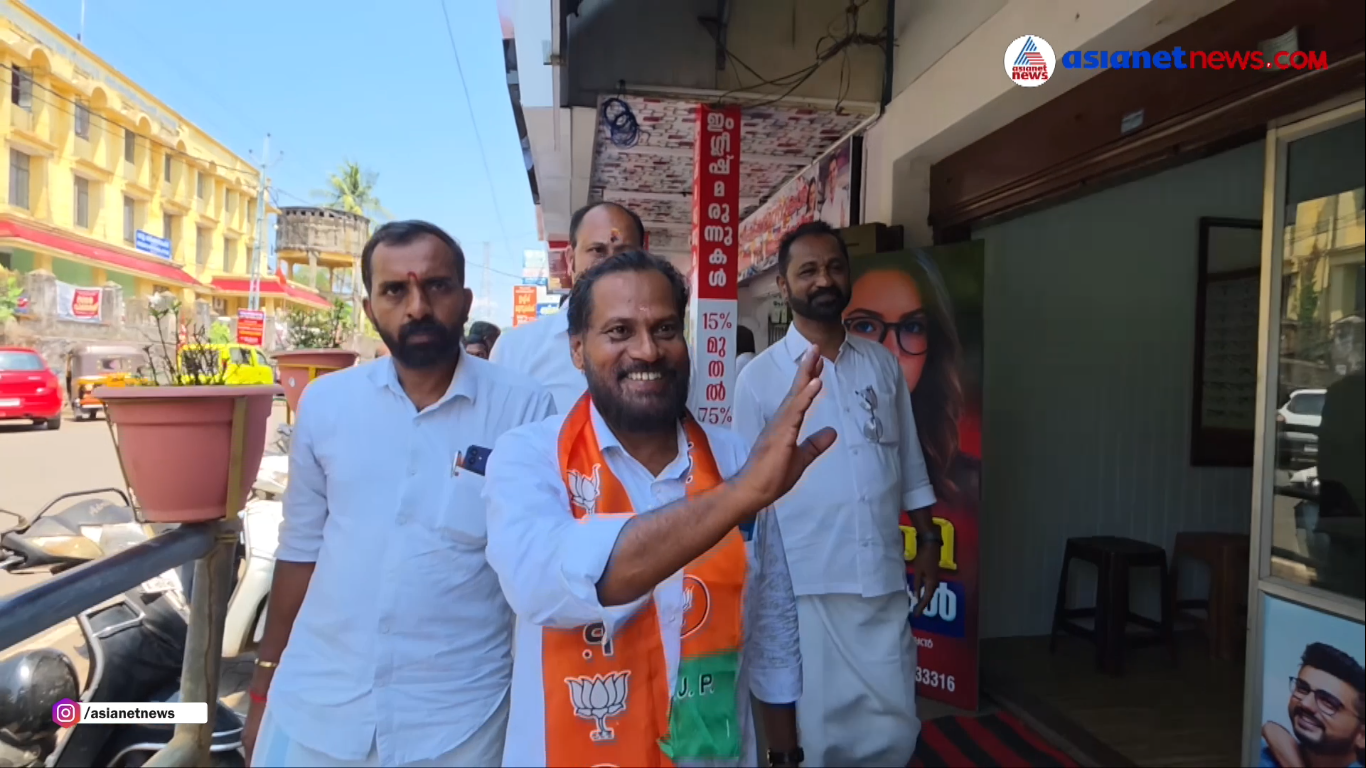 പുനലൂരിൽ തെരഞ്ഞെടുപ്പ് പ്രചാരണവുമായി അഡ്വക്കേറ്റ് രഘുനാഥൻ