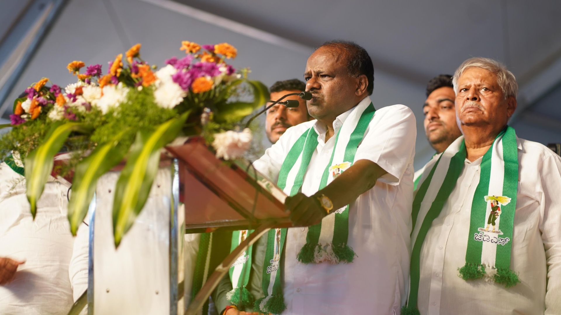 HD Kumaraswamy Speech at JDS Rajata Mahotsava in Bengaluru