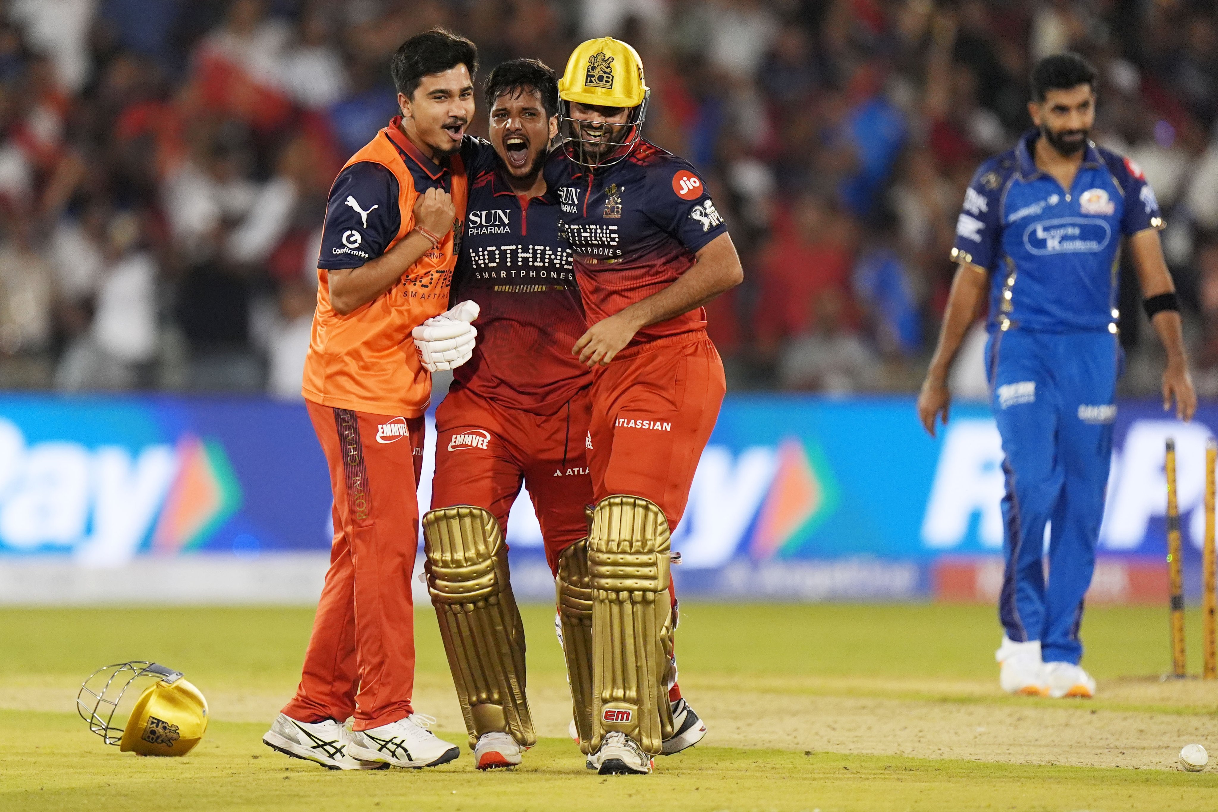 RCB beat Mumbai Indians