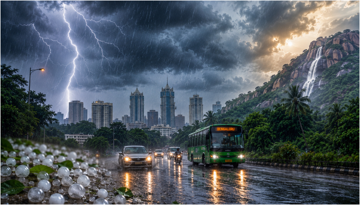 Karnataka Weather LATEST Update: Heavy Showers, Thunderstorms Likely Across Several Districts; IMD Issues Yellow Alert