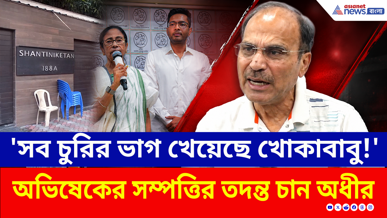 Adhir Ranjan Chowdhury: বাংলায় সব চুরির ভাগ খেয়েছে খোকাবাবু, কোণঠাসা অভিষেককে কটাক্ষ অধীরের