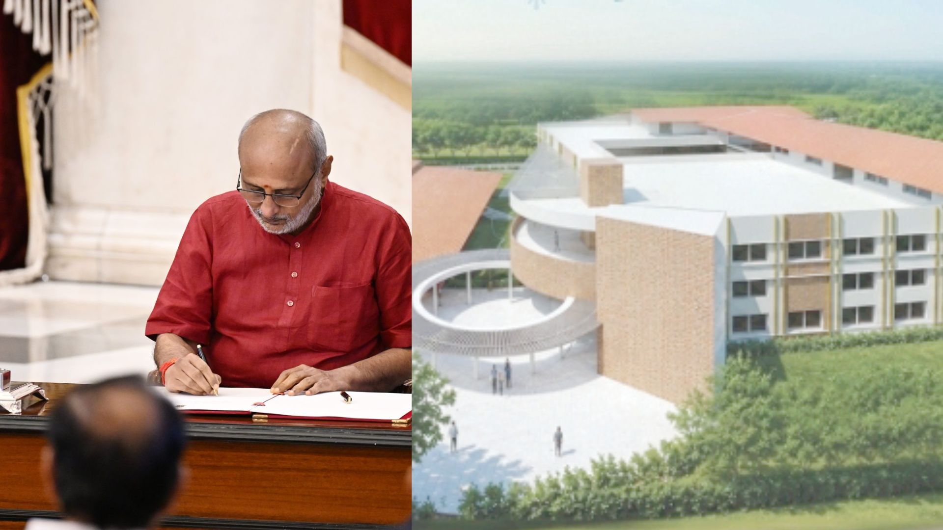Vice President CP Radhakrishnan Visits Dharmasthala inauguration SIRI Industrial Park