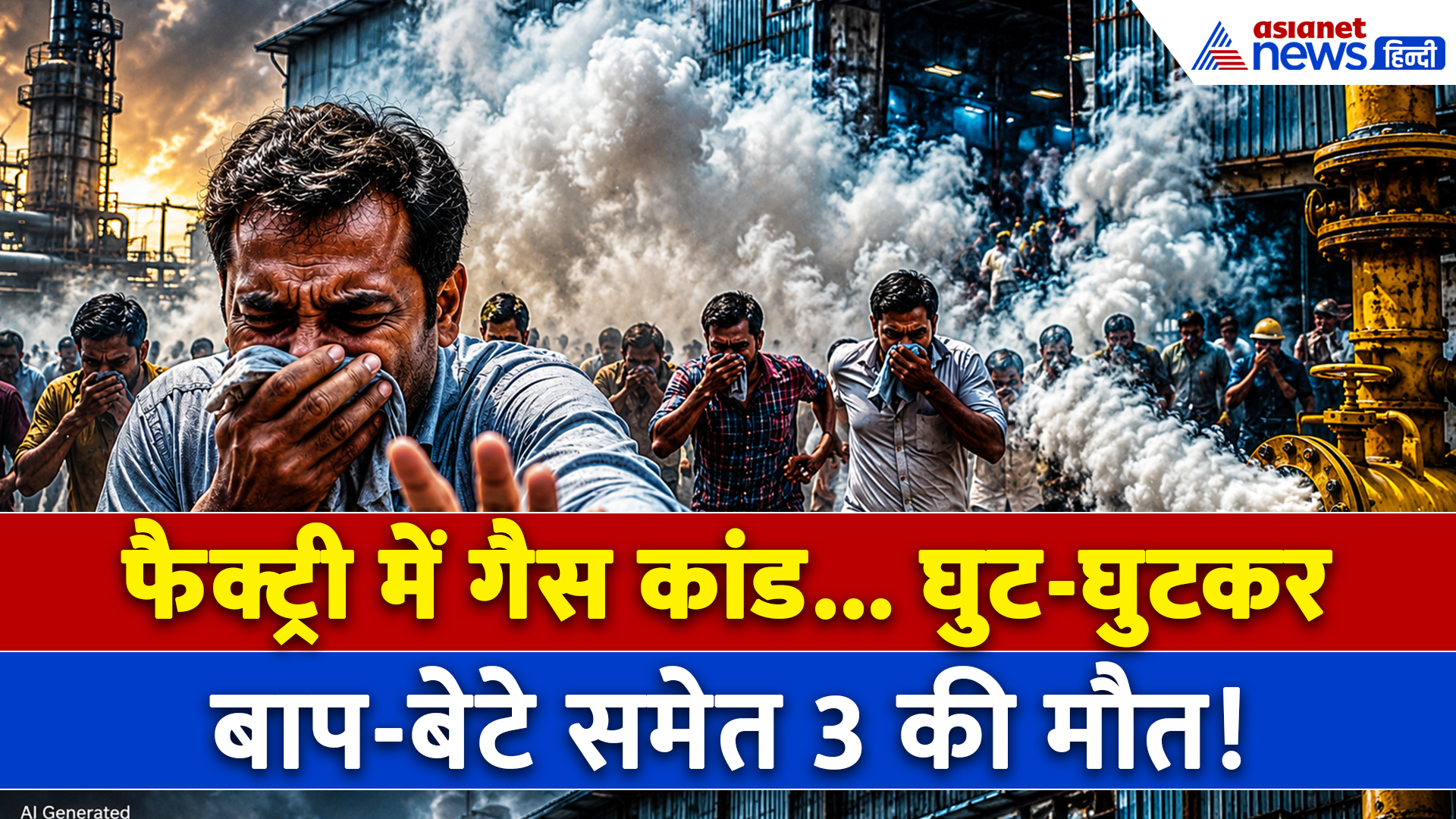 Ludhiana Gas Leak : पाना-चाबी फैक्ट्री में गैस लीक, बाप-बेटे समेत 3 की खौफनाक मौत