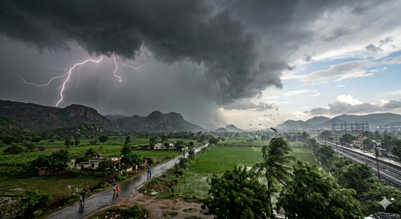 Mumbai Latest Weather Update: Humid Day Ahead With Light Rain and Thunderstorms Likely