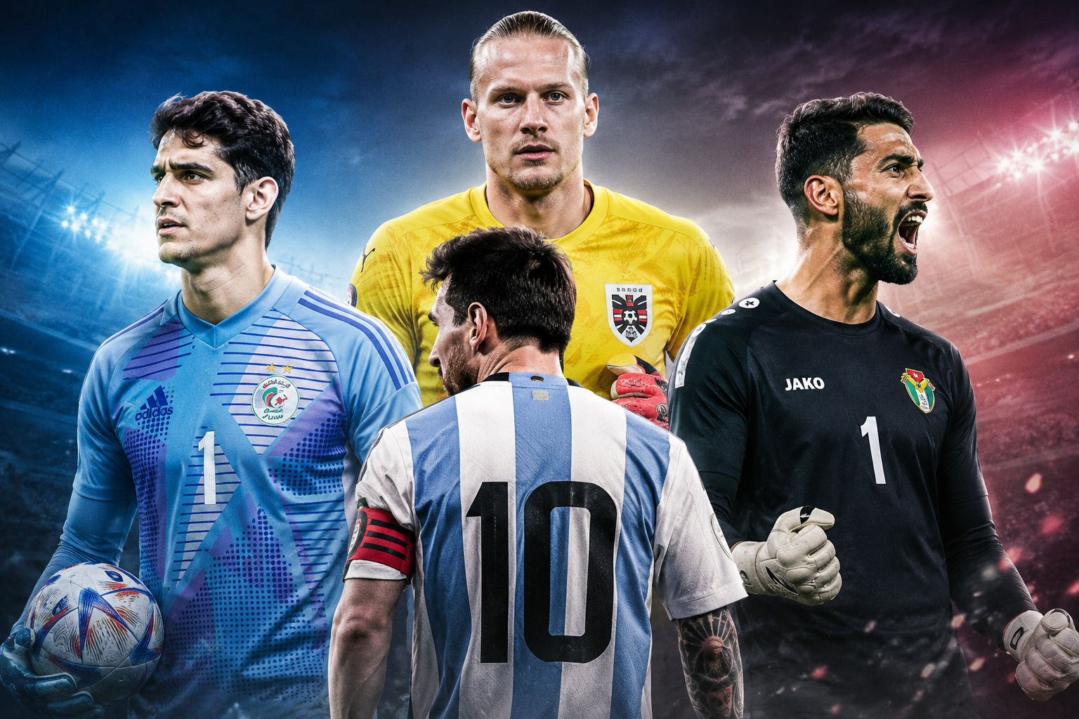 FIFA World Cup 2026: জিদানের ছেলে থেকে জর্ডনের মাসিহা, মেসির সামনে শুরুতে যে গোলকিপাররা