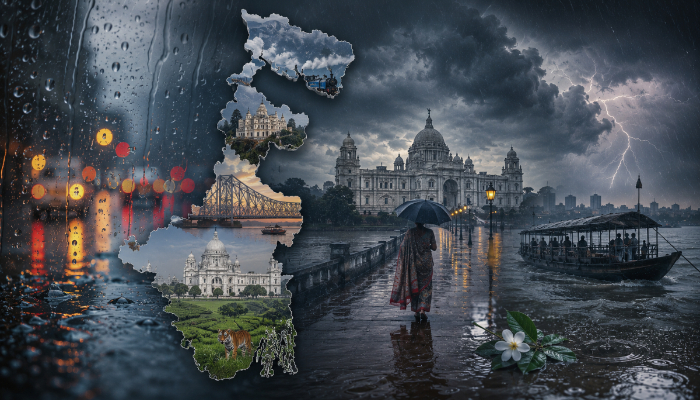 Kolkata Weather Update: IMD Issues Heavy Rain Warning for West Bengal as Bay of Bengal Depression Intensifies