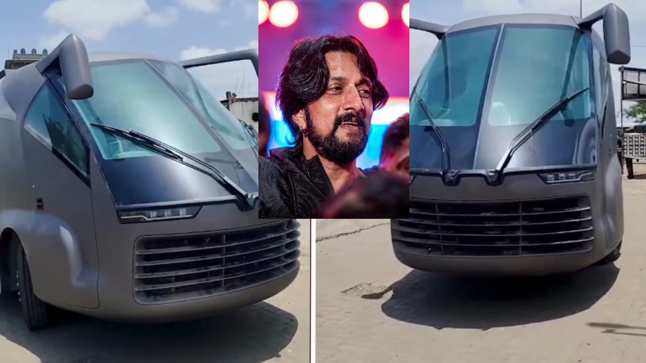 kannada actor kiccha sudeep caravan