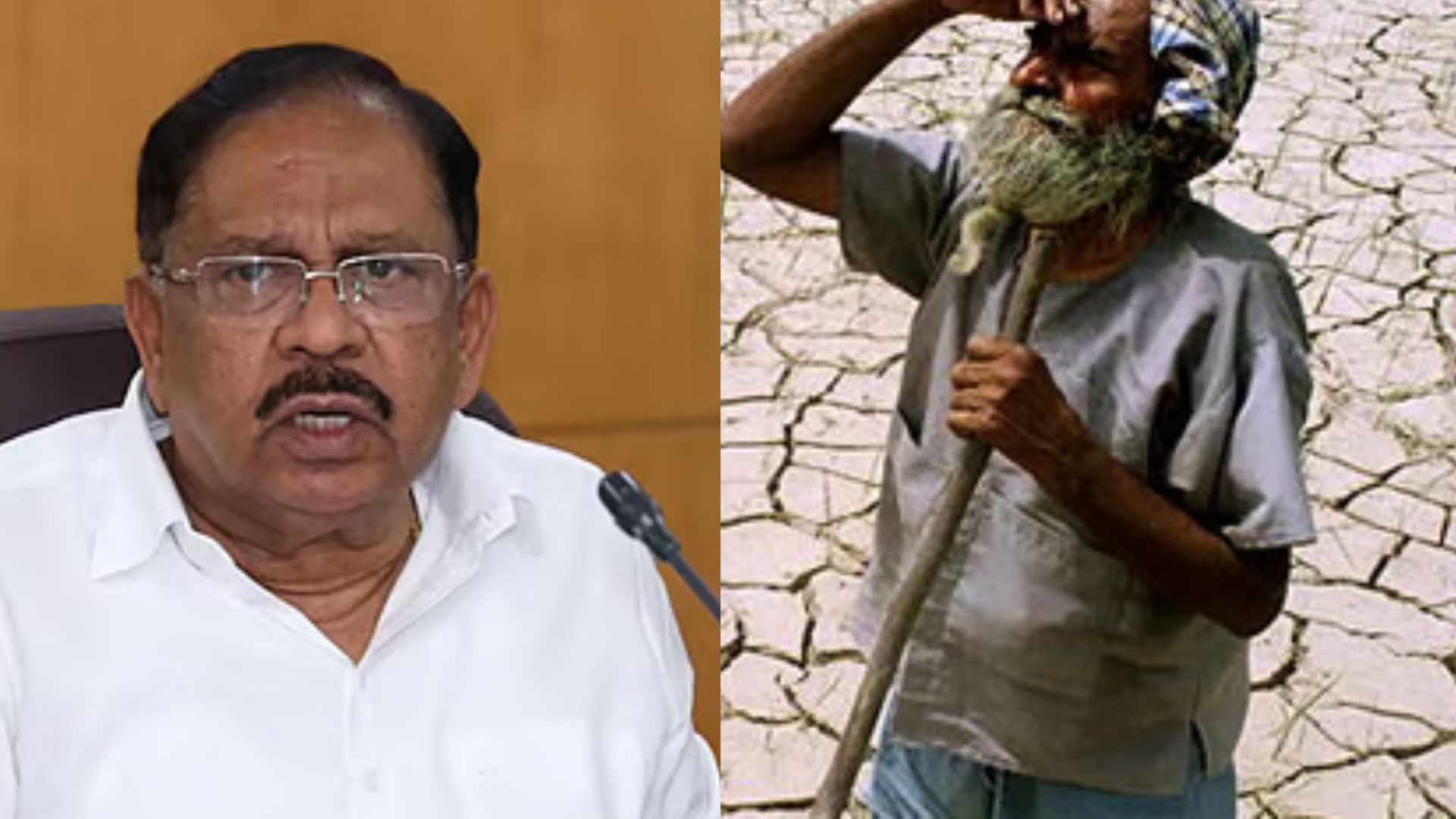 Dr G Parameshwar on Drought