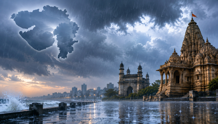 Gujarat Rain Alert: Heavy Rain to Continue Across Gujarat as Monsoon Turns Fully Active