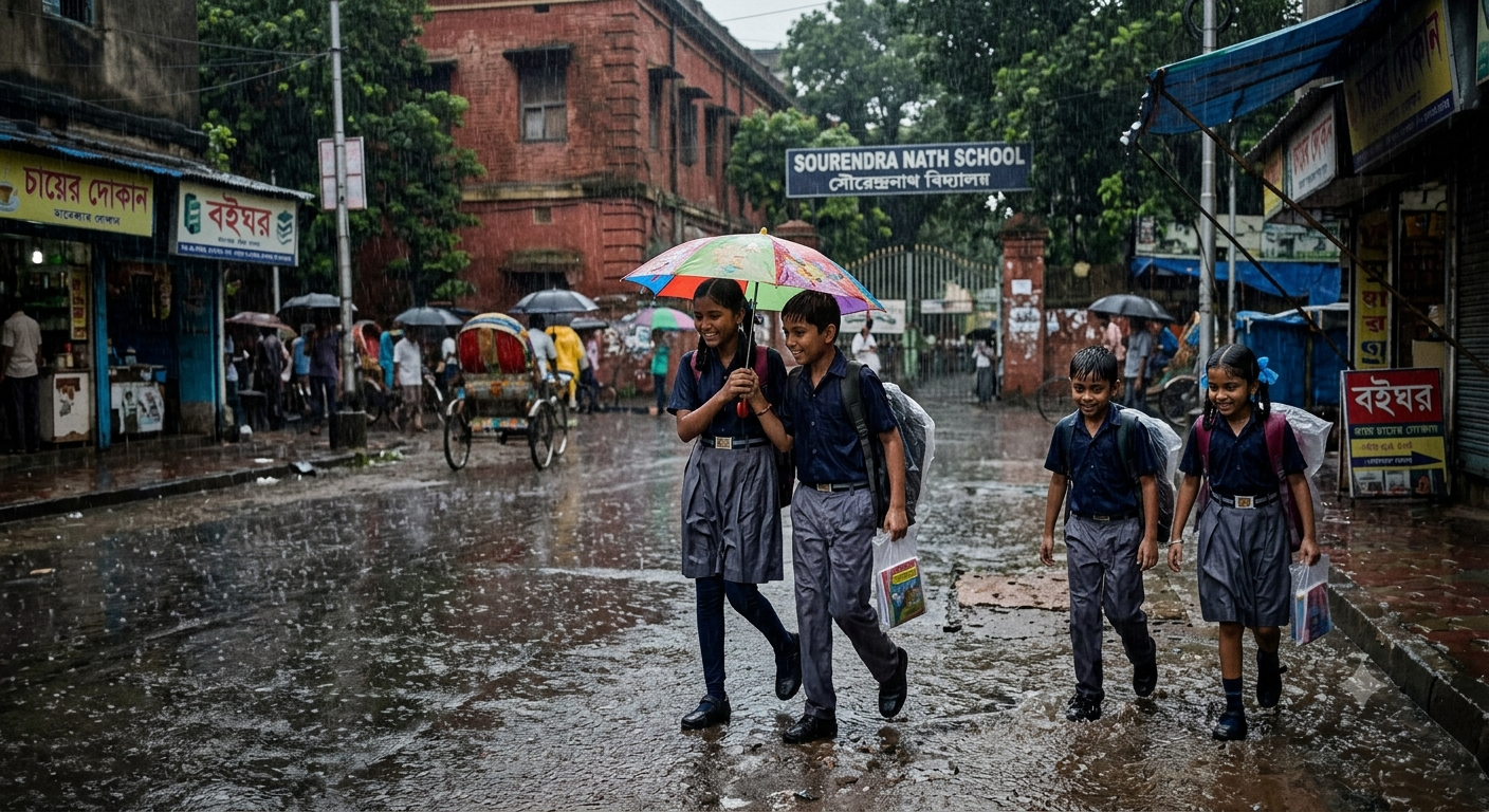 Kolkata Weather Today, July 13: Rain, Thunderstorms and Cloudy Skies to Keep City Under Monsoon Grip