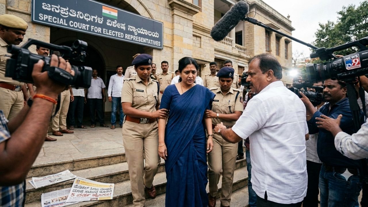 RL Jalappa daughter-in-law nagaveni jailed