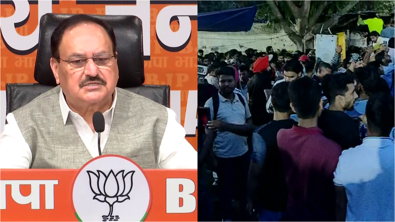 jp nadda, cjp protest